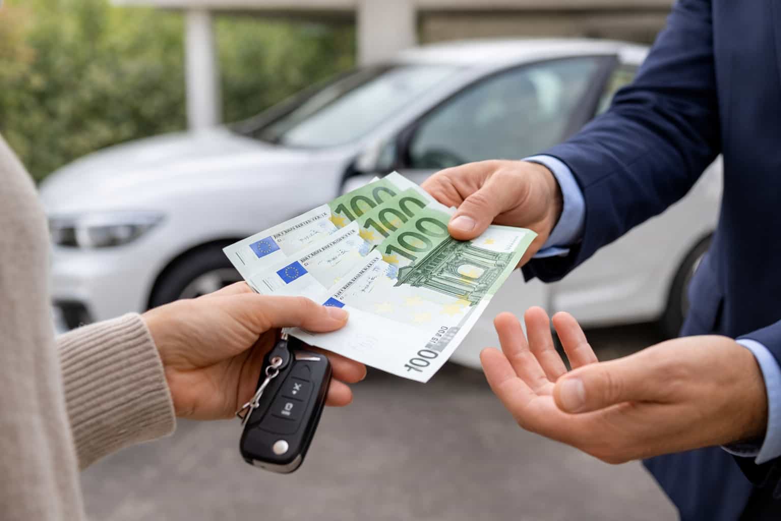 Auto verkaufen NRW – Auszahlung und Schlüsselübergabe nach Absprache direkt vor Ort